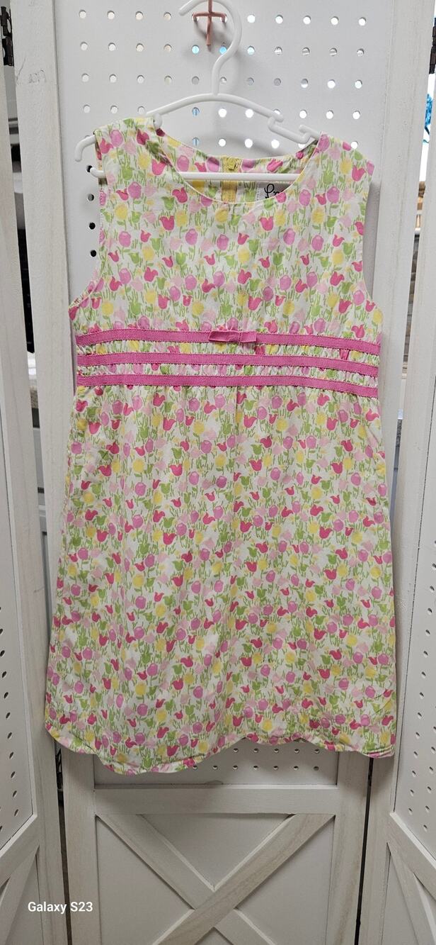 White tag lilly Pultizer shift dress girls size 6X